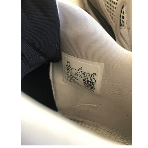 Air Jordan Military Black 4s Men Size 9.5 No Box DH6927-111 - Picture 8 of 10